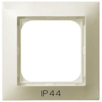 RH-1Y/27 Рамка Ospel Impresja Бежевый  1-постовая для выключателя IP-44