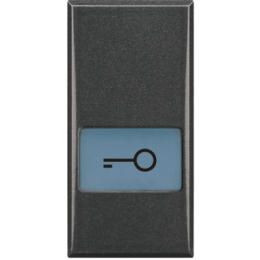 HS4921LF Axolute Клавиши с подсвечиваемыми символами для выключатель в дизайне AXIAL - 1 модуль, ключ Bticino