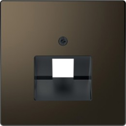 MTN4521-6052 D-life центральная накладка для розетки 1-ной RJ45, мокко Merten