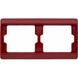 13630062 Рамка Arsys Красный с блеском 2-постовая Berker