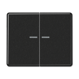 SL595KO5SW SL 500 Черный Клавиша 2-я с подсветкой Jung