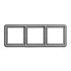 CD583WUGR Рамка CD Ударопрочная Серый 3-постовая Jung
