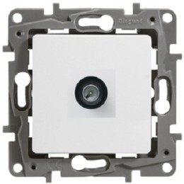 672251 Розетка TV - «звезда» - 2 дБ - 0-2400 мГц - Etika - белый Legrand