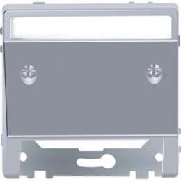 MTN4540-6036 D-life центральная накладка наклонная, нерж. сталь Merten