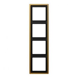 LS984GGO Рамка LS 990 Золото 4-постовая Jung