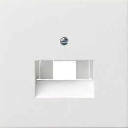 0270112 Накладка 50*50 мм для розеток UAE/IAE Белый Gira F100