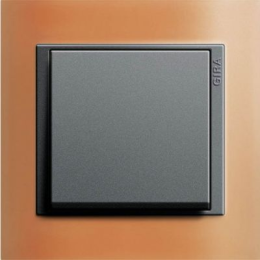 021187 Рамка Event Оранжевый / Черный 1-постовая Gira