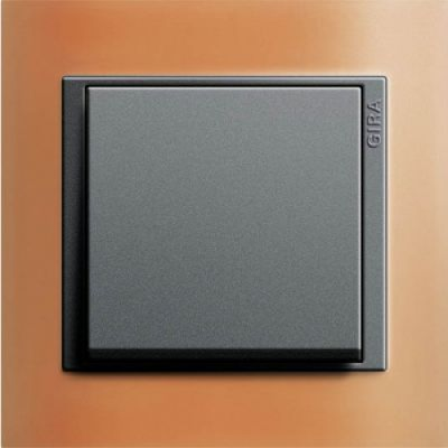 021187 Рамка Event Оранжевый / Черный 1-постовая Gira