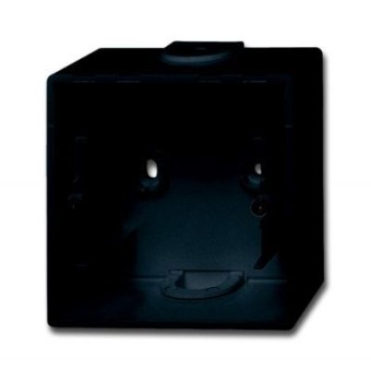 1799-0-0923 (1701-885), Коробка для открытого монтажа, 1 пост, цвет чёрный бархат, ABB