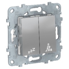 NU521730 кнопочный выключатель не беспокоить - убрать номер Алюминий Schneider Electric NU521730 кнопочный выключатель не беспокоить - убрать номер Алюминий Schneider Electric