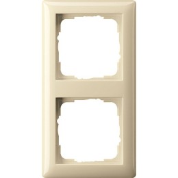 021201 Рамка Standard 55 Кремовый глянец 2-постовая Gira