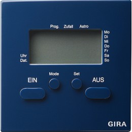 038546 Электронный таймер Синий Gira S-color