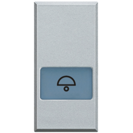 HC4921LD Axolute Клавиши с подсвечиваемыми символами для выключатель в дизайне AXIAL - 1 модуль, звонок Bticino