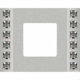 FD01281CB Рамка Crystal De Luxe Хром 1-постовая Fede