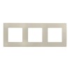 672513 Рамка Etika Слоновая кость 3-постовая Legrand