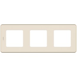 Рамка - 3 поста Слоновая кость Legrand INSPIRIA 673951