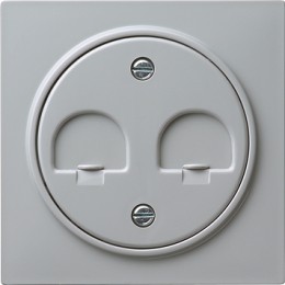 066242 Накладка телефонной розетки Серый Gira S-color