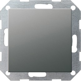 026820 Заглушка с опорной платой Сталь Gira E22