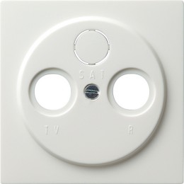 086940 Накладка антенной розетки Белый Gira S-color