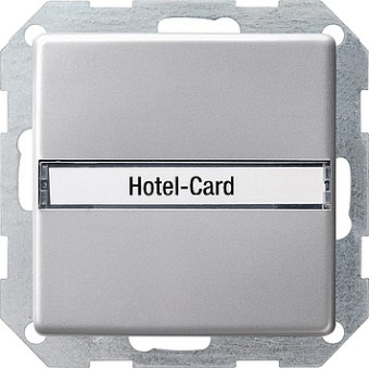 0140203 Выключатель для карт, используемых в отелях Алюминий Gira E22