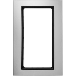 13093004 Рамка с большим вырезом B.3 Алюминий / Антрацитовый 2-постовая Berker