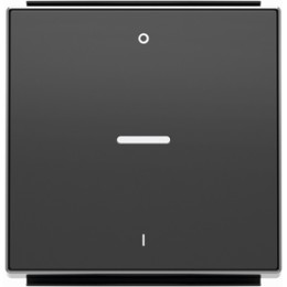 8501.4 NS Клавиша для выключателей/переключателей/кнопок с линзой и маркировкой O/I 1-клав Чёрный бархат , ABB