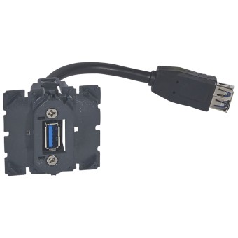 067372 Розетка USB укомплектованная кабелем - Celiane Legrand