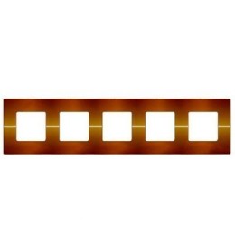 FD04405OB Декоративная вставка Belle Epoque Metal bright gold 5-постовая Fede