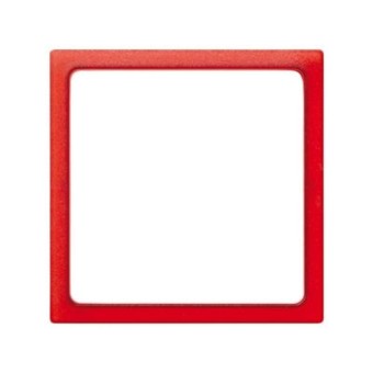 2700670-110 Вставка декоративная в рамку базовую с вырезом, Simon 27 Play, прозрачный красный