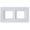 HA4802M2HHD Рамка Axolute Квадрат Белый 2+2 модуля Bticino