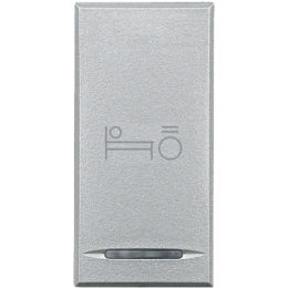 HC4915BL Axolute Клавиша свет кроват 1м алюм Bticino