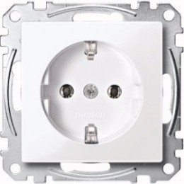 MTN2301-0325 Механизм розетки SCHUKO белый,акт Merten