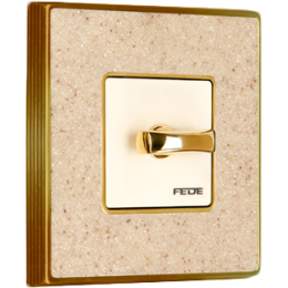 FD01331AMOB Рамка Vintage Corinto Золото 1-постовая Fede