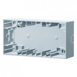 10527009 Коробка для наружного монтажа, 2-местная цвет: полярная белизна, с блеском K.1 Berker