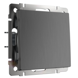 WL04-SW-1G Выключатель одноклавишный (графит рифленый) Antik Werkel a046612