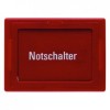 12970000 Центральная панель со стеклянным диском, клавишей и клейкими полосками для надписей цвет: красный, с блеском Arsys Berker
