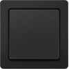 10116086 Рамка Q.1 Антрацитовый с эффектом бархата 1-постовая Berker