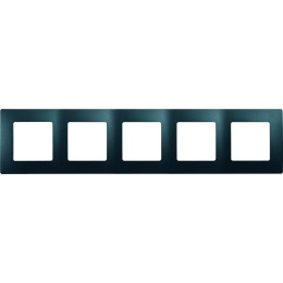 672585 Рамка Etika Антрацит 5-постовая Legrand