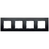 LNA4802M4AR Рамка LivingLight Квадрат Антрацит 2+2+2+2 модуля Bticino