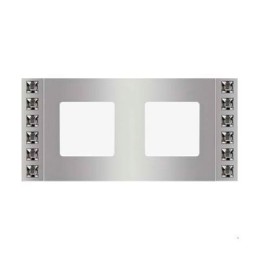 FD01272CB Рамка Crystal De Luxe Bright chrome 2-постовая Fede