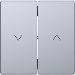 MTN3855-6036 D-life клавиша-кнопка для жалюзи, нерж. сталь Merten