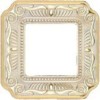 FD01361OP Рамка Firenze Патинированное золото 1-постовая Fede