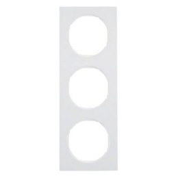 10132289 Рамка R.3 Полярная белизна 3-постовая Berker