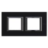 HA4802M2HXS Рамка Axolute Квадрат Антрацит 2+2 модуля Bticino