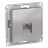 ATN000383 Atlasdesign Розетка компьютерная RJ45, кат. 5Е, механизм, Алюминий Schneider Electric