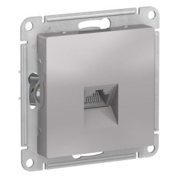 ATN000383 Atlasdesign Розетка компьютерная RJ45, кат. 5Е, механизм, Алюминий Schneider Electric