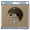 SL521GB SL 500 Бронза Розетка с/з винт зажим Jung