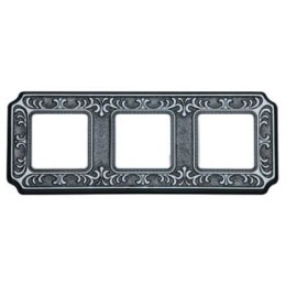 FD01353CB Рамка Siena Bright chrome 3-постовая Fede