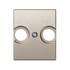 82097-54 Накладка на телевизионную розетку R-TV+SAT, широкий модуль, S82C, шампань Simon 82097-54 Накладка на телевизионную розетку R-TV+SAT, широкий модуль, S82C, шампань Simon