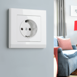 WL01-SKG-01-IP20 Розетка с заземлением (белая) Antik Werkel a028829